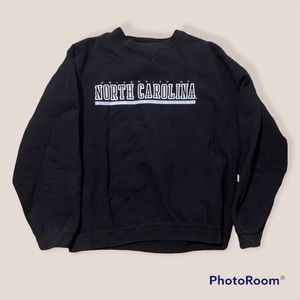 Navy University of North Carolina Sweatshirt Size XL